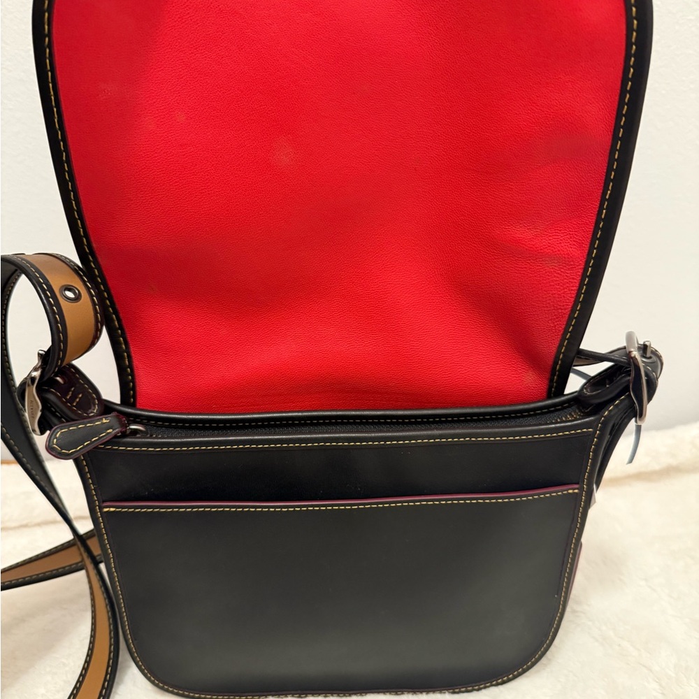 Coach Disney Mickey Saddle Black Crossbody Bag NWOT - Picture 7 of 10